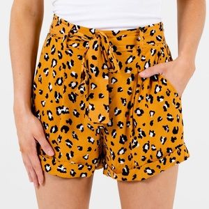 NWT Leopard Print Shorts